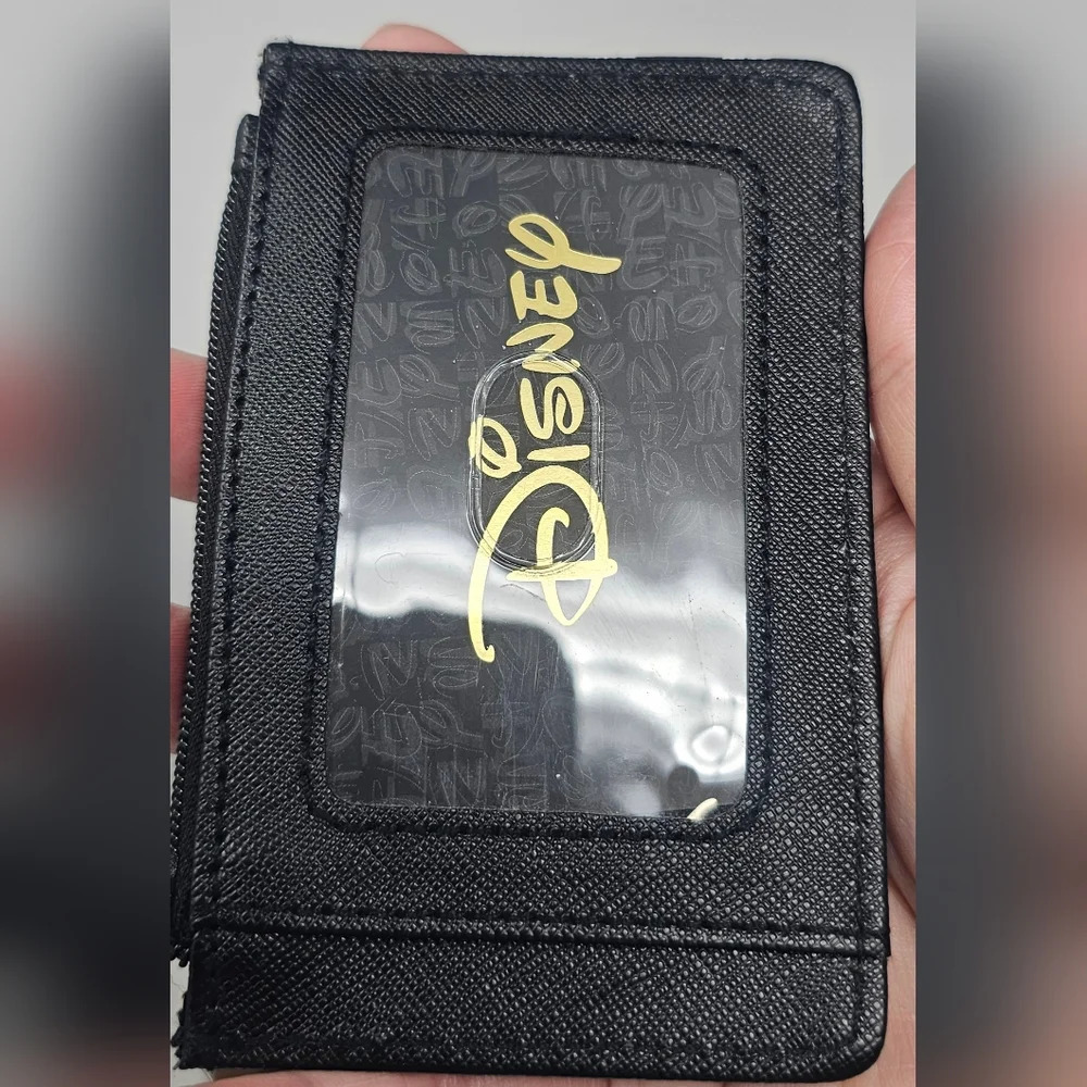 Buckle-Down Wallet ID Card Holder - Mickey Mouse Head Monogram Black White NWT - Picture 4 of 9